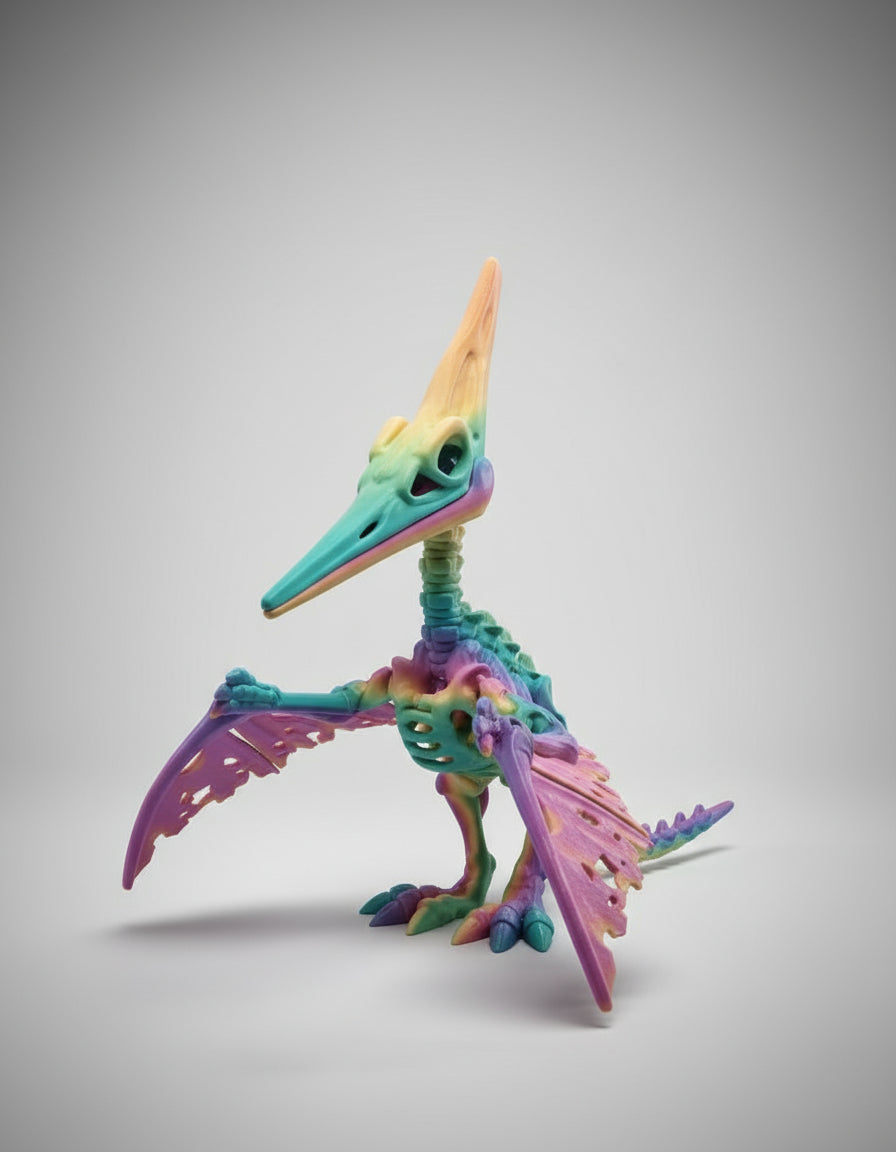 Flexi Pterodactyl articulé – Figurine dinosaure 3D en PLA (Taille L) Random Color Ma boutique