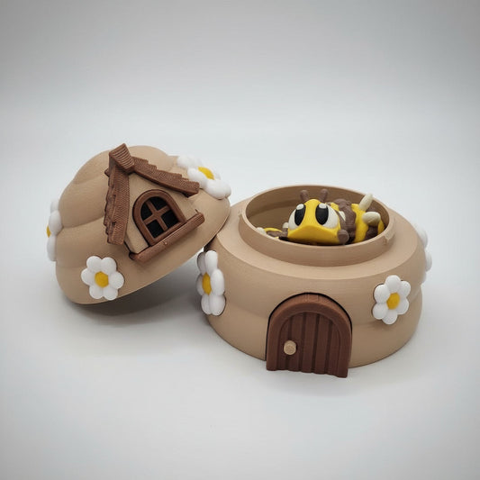 Ruche avec abeilles Ma boutique