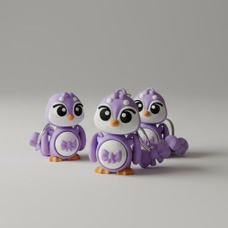 Penguin Clicker Porte-clés Fillament Wonders