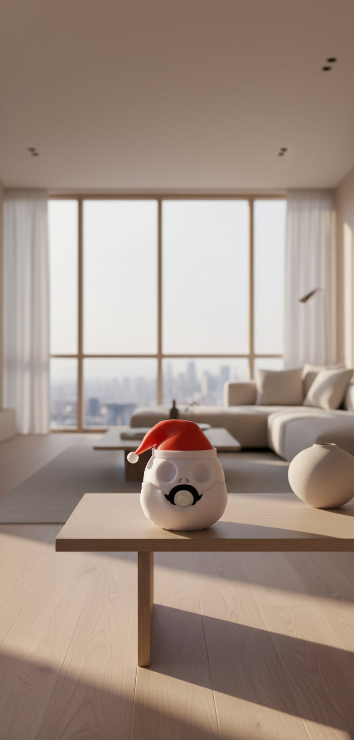 Pokéball Jack Skellington Noël – Figurine Pokémon imprimée en 3D | Cadeau Geek | Fait main Fillament Wonders