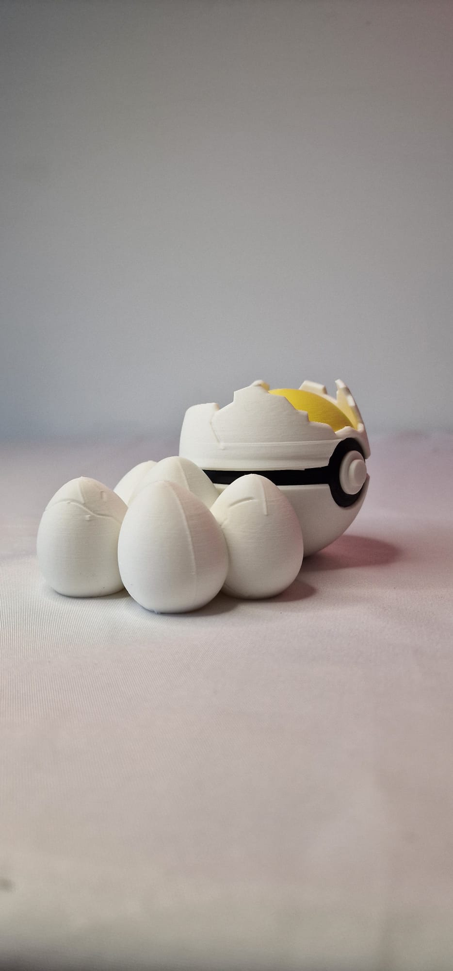 Pokeball Exeggcute 3D – Figurine Pokémon, Boulle de Collection, Cadeau Fan Pokémon, Décoration Geek, Impression 3D Fait Main Fillament Wonders