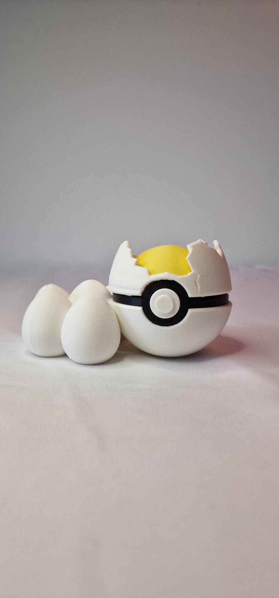 Pokeball Exeggcute 3D – Figurine Pokémon, Boulle de Collection, Cadeau Fan Pokémon, Décoration Geek, Impression 3D Fait Main Fillament Wonders