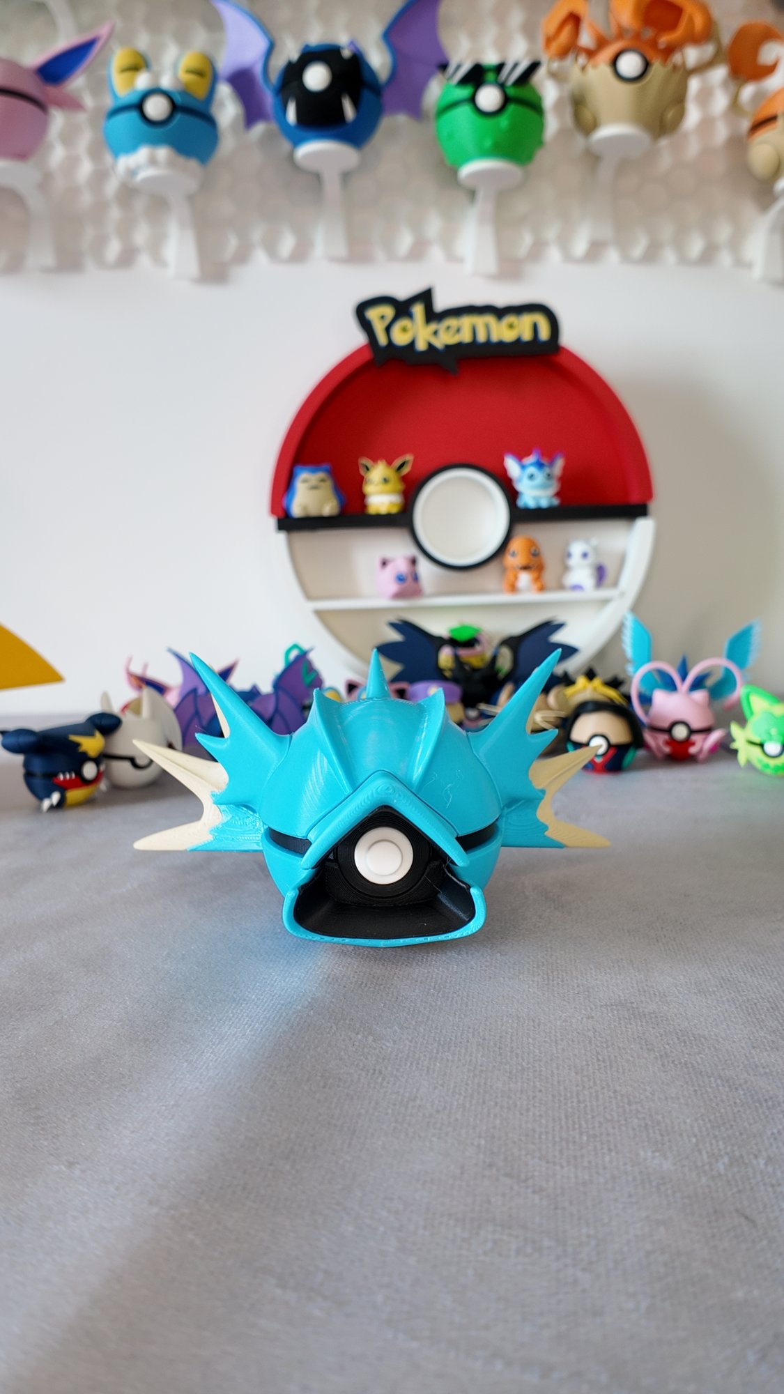 Seadra Figure 3D Printed | Pokemon Inspired Collectible | Water Type Figurine | Anime Fan Gift | Desk Decor | Display Figure #0117